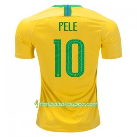 Jalkapallo Peliasut Brasilia Pele 10 MM 2018 Koti Pelipaita